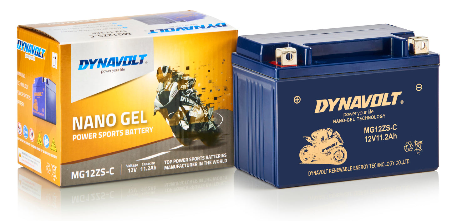 Dynavolt MG12ZS Nano Gel (replaces YTZ12S)